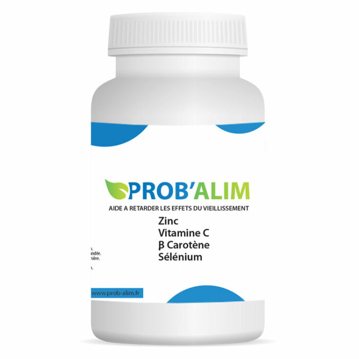 Complément Alimentaire Zinc + Vitamine C + Beta Carotène + Sélénium